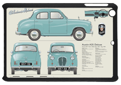 Austin A35 4 door Deluxe 1957-59 Small Tablet Covers